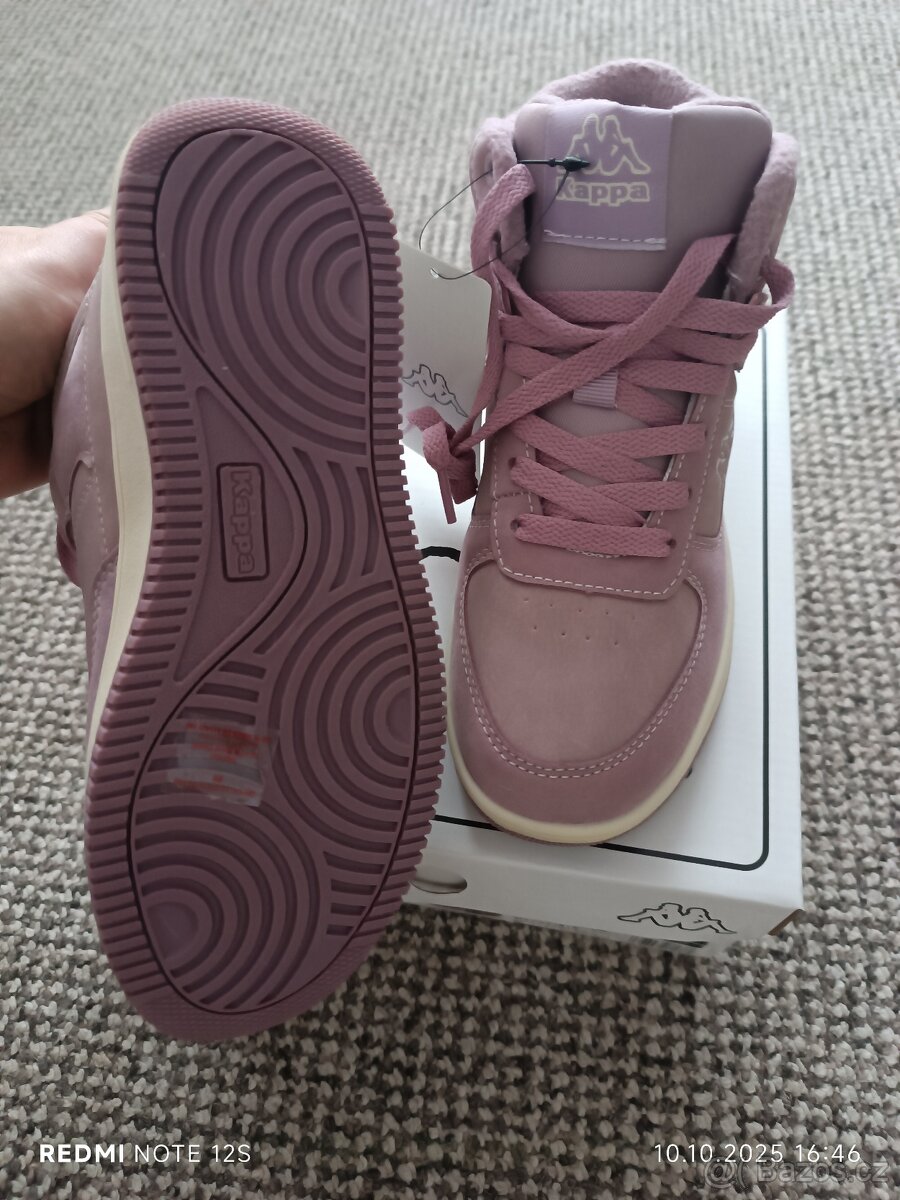 Dětské vysoké zateplené tenisky - 3