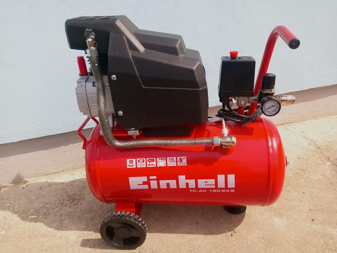Olejový kompresor Einhell TC-AC 190/24/8 - 3
