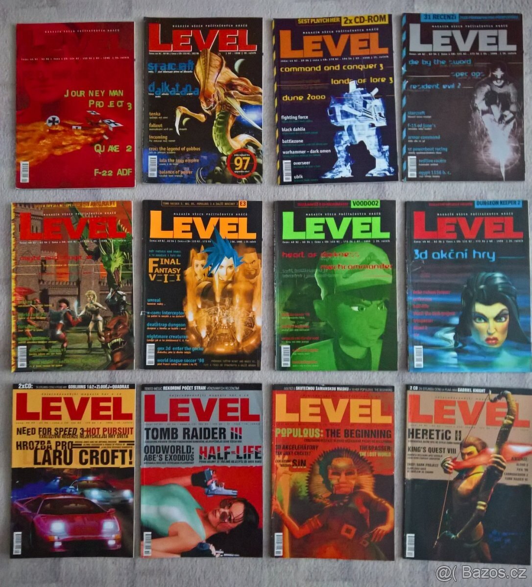 Sbírka časopisů LEVEL 1996 – 2004 - 3