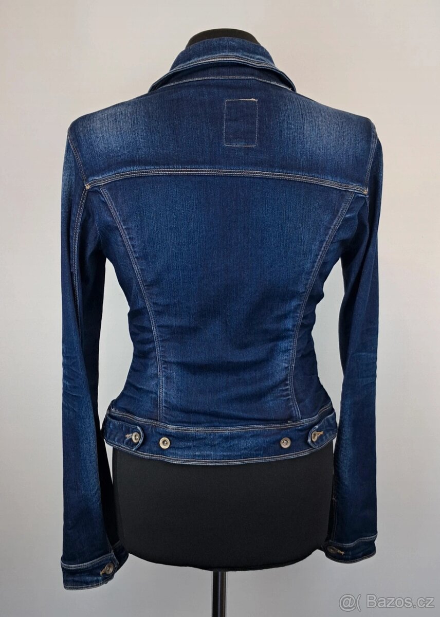 Džinová bunda vel. S. TOP STAV - 3