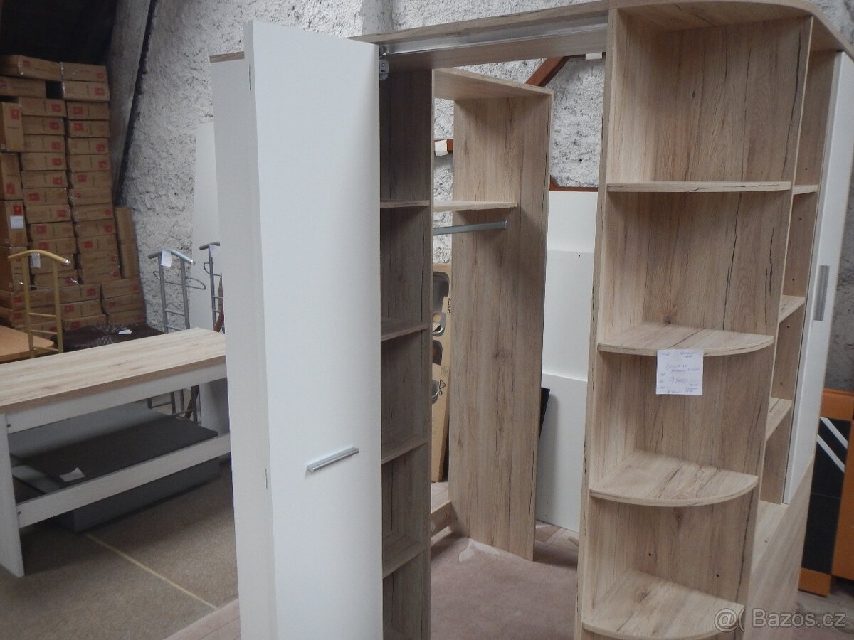 Rohová šatní skříň Joker - 3