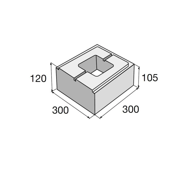 Prodám tvarovky Presbeton Line block - 3