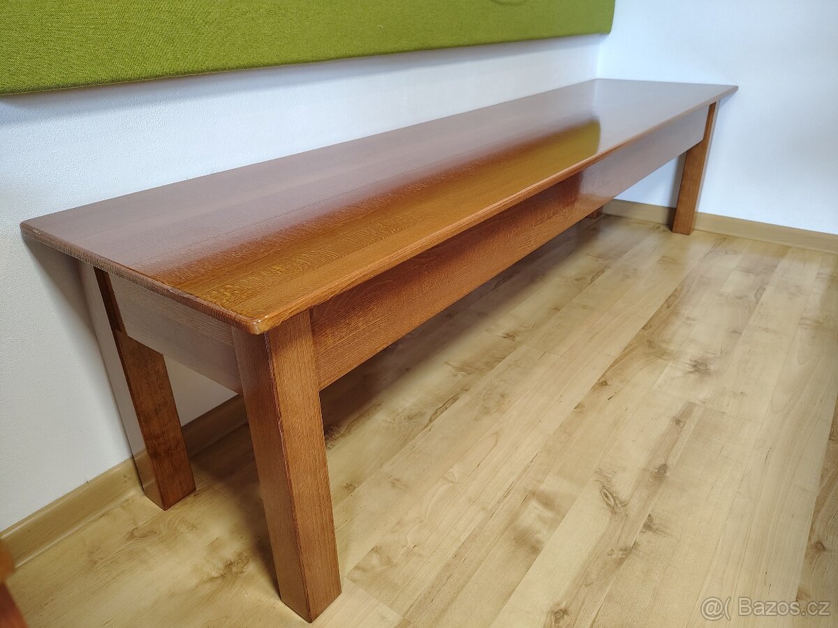 Stůl a lavice - Jídelní kout z masivu. - 3