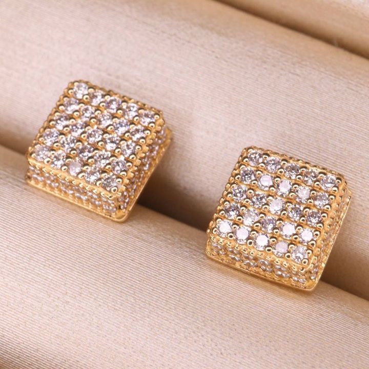 LUXUSNÍ NÁUŠNICE S DIAMANTY / 18k ZLATO - 3