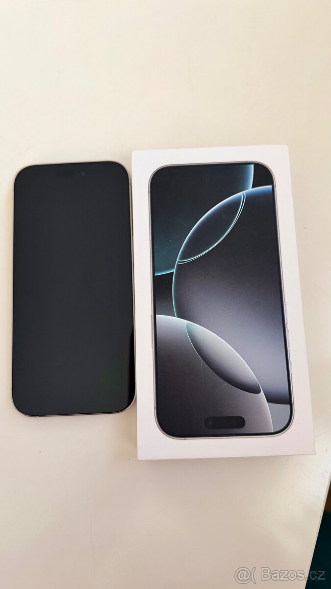 iPhone 16 Pro 256 GB bílý - TOP STAV + 2 ROKY ZÁRUKA - 3
