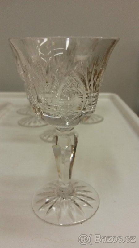 sada broušených sklenic - 3