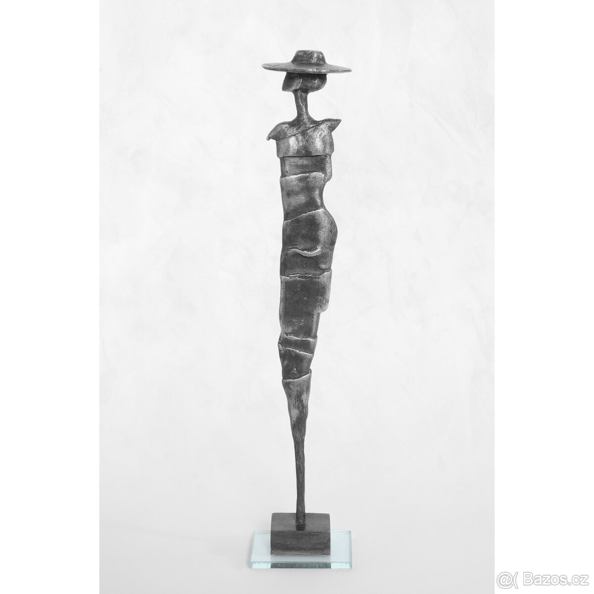 Socha sochy svatební dar svatba - Elegán a Dívka s kloboukem - 3