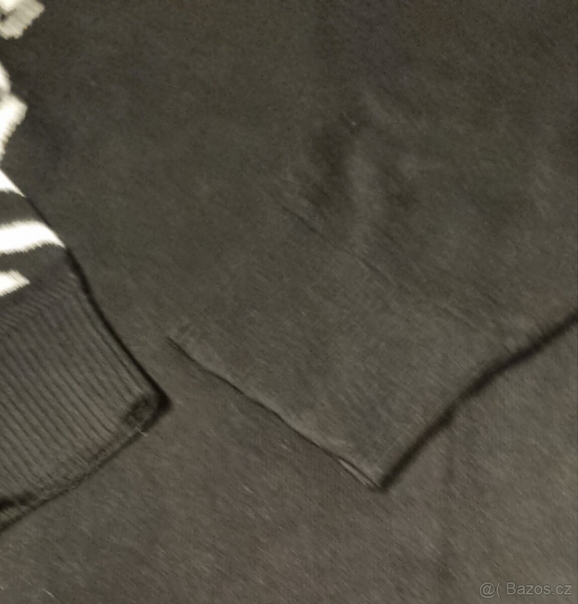 Dámské černý svetr se zebrou zn. edc - 3