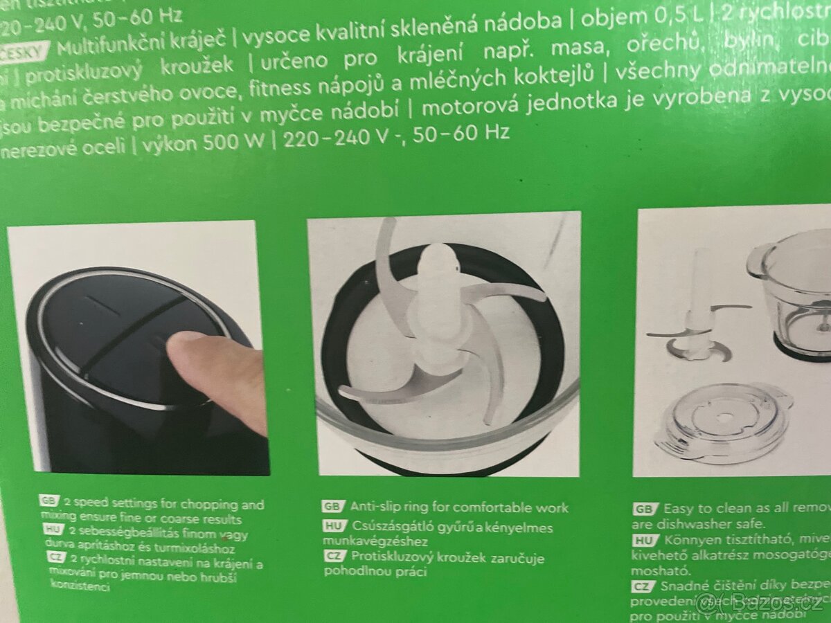 a Multi chopper sekaček na maso i orechy - 3