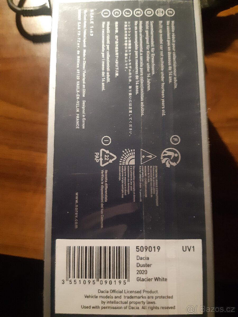 NOREV Dacia Duster 2020 1:43 Glacier White - 3