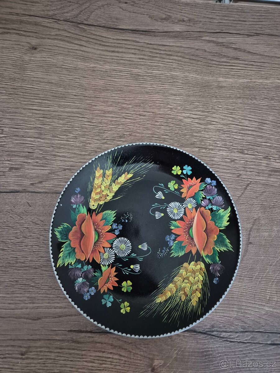 Porcelánové talíře - malované - 3