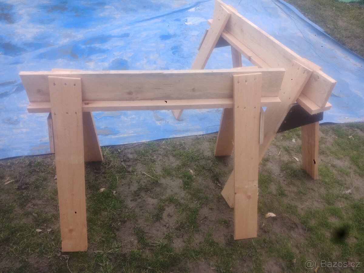 Dřevěné stavební kozy - 3