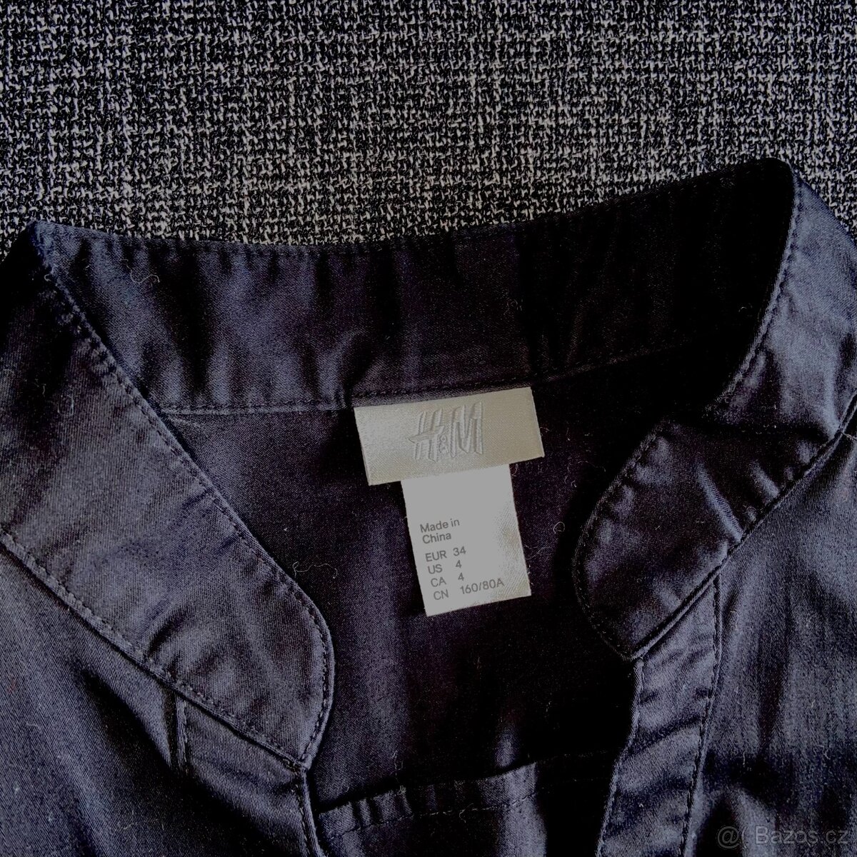 Dámské černé šaty H&M vel. 34 - 3