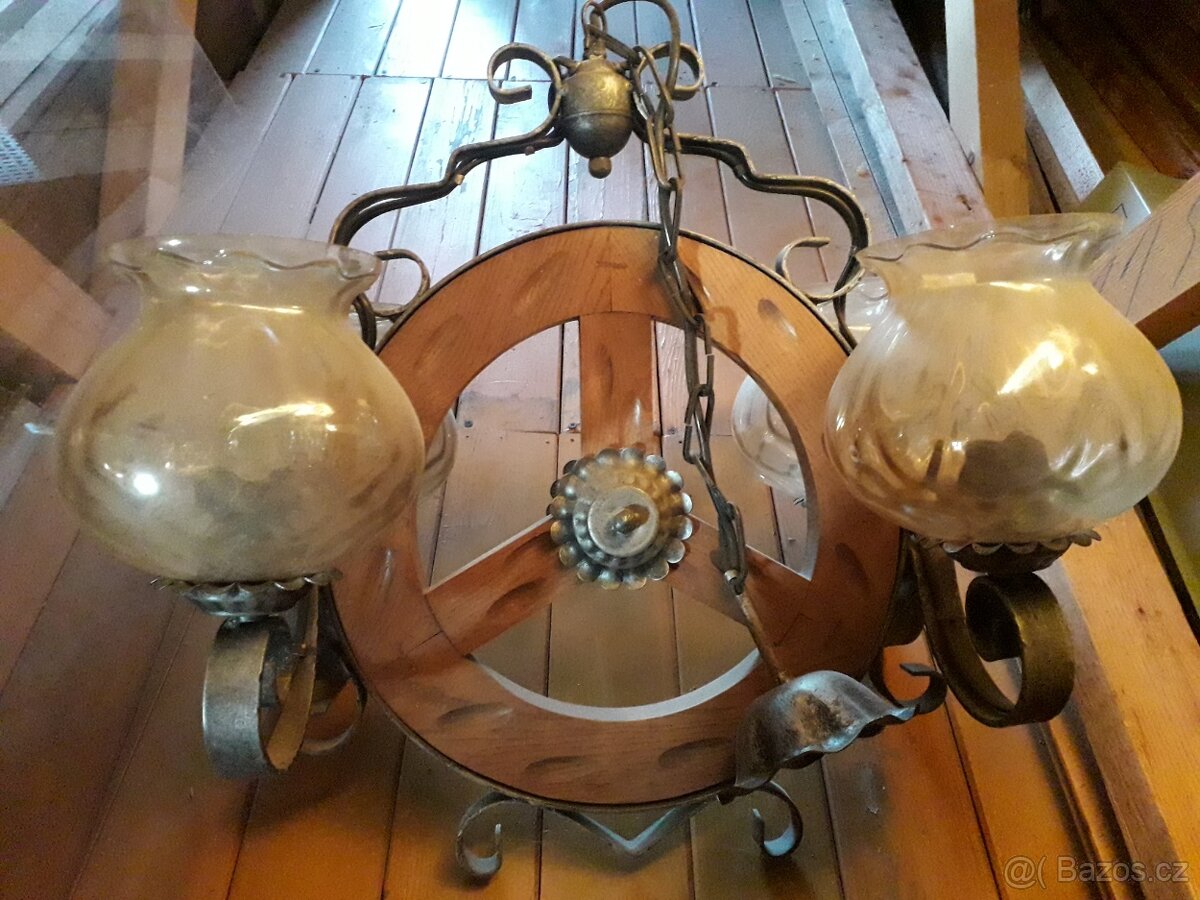 světlo .lustr,lucerna ,rustikal.retro.....venkovní... - 3