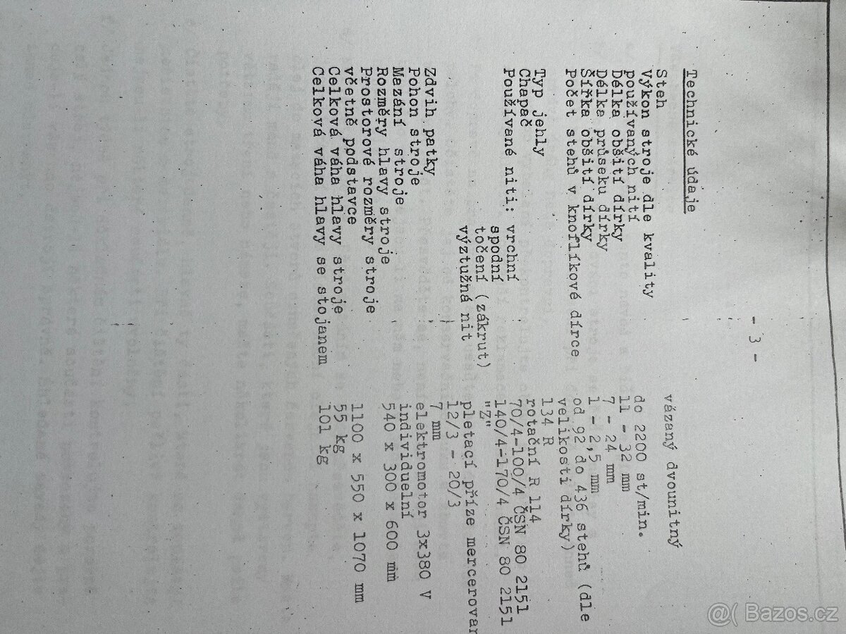 Průmyslová dirkovacka Minerva - 3