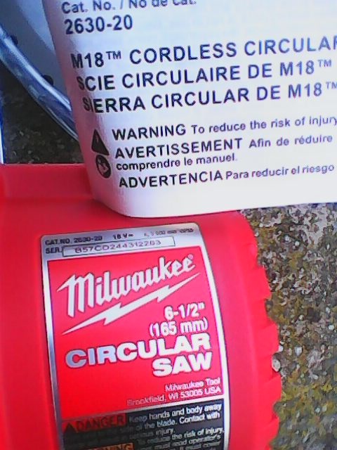 MILWAUKEE M18 HD18 CS-0 okružní pila - mafl 165mm - 3