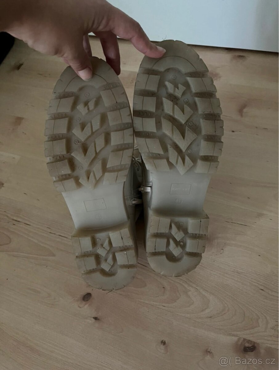 Boty 41 CCC šněrovací na zip kotníkové - 3