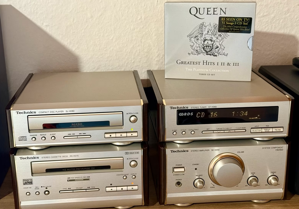 TECHNICS HD-50, krásná MiDi věžička s dálkovým ovladačem - 3