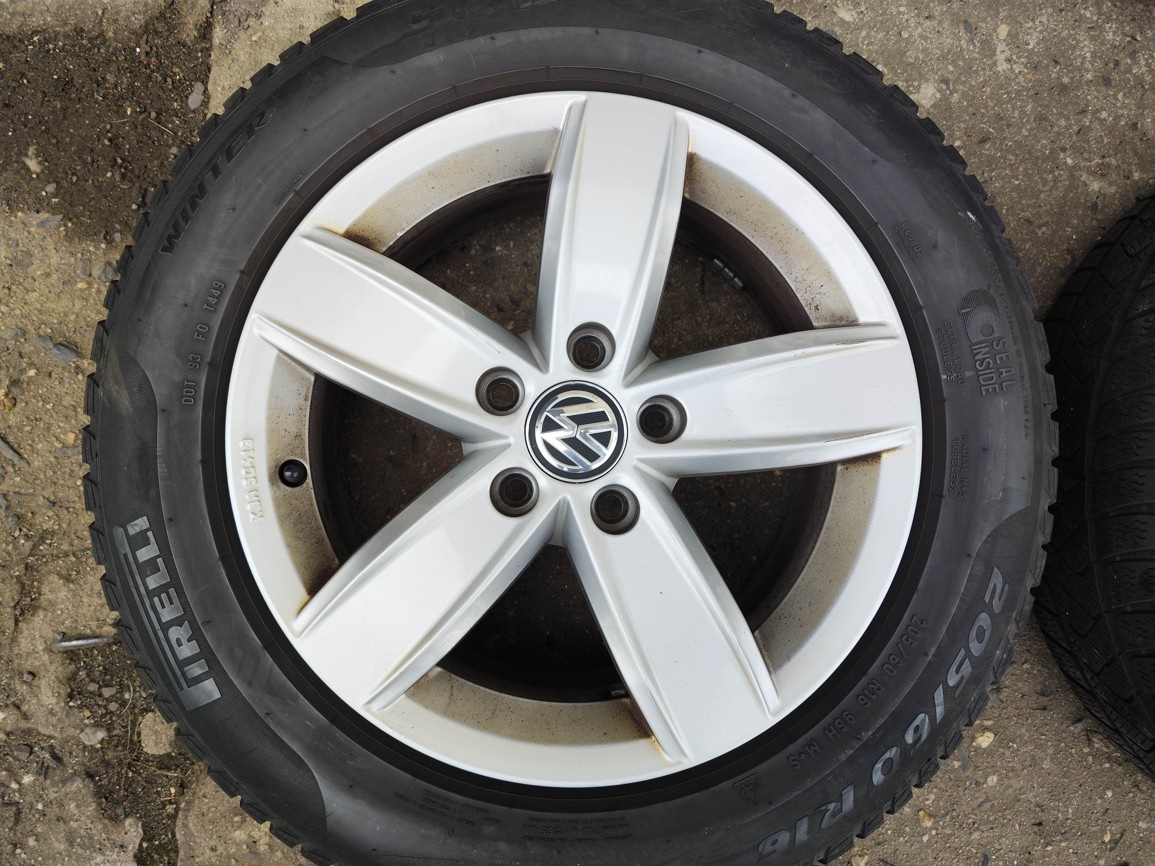 16"zimní alu sada Corvara 5x112 origo Touran 3 Golf 7 Caddy - 3