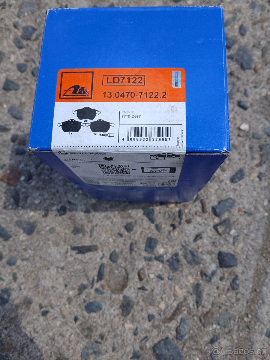 Keramické brzdové desky přední ATE LD7122 - 3