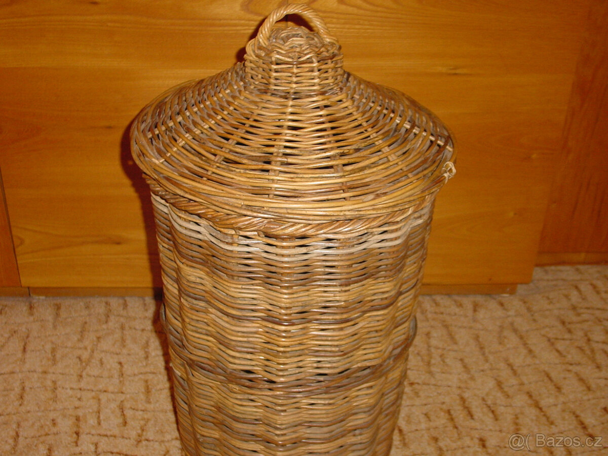 kulatá ošatka, košíčky a koš na prádlo - 5x foto - 3