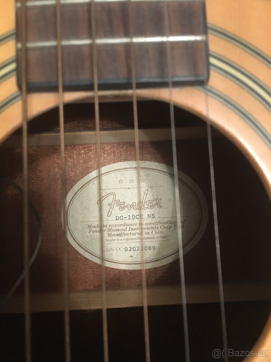 Akustická kytara Fender Dg-10ce ns - 3