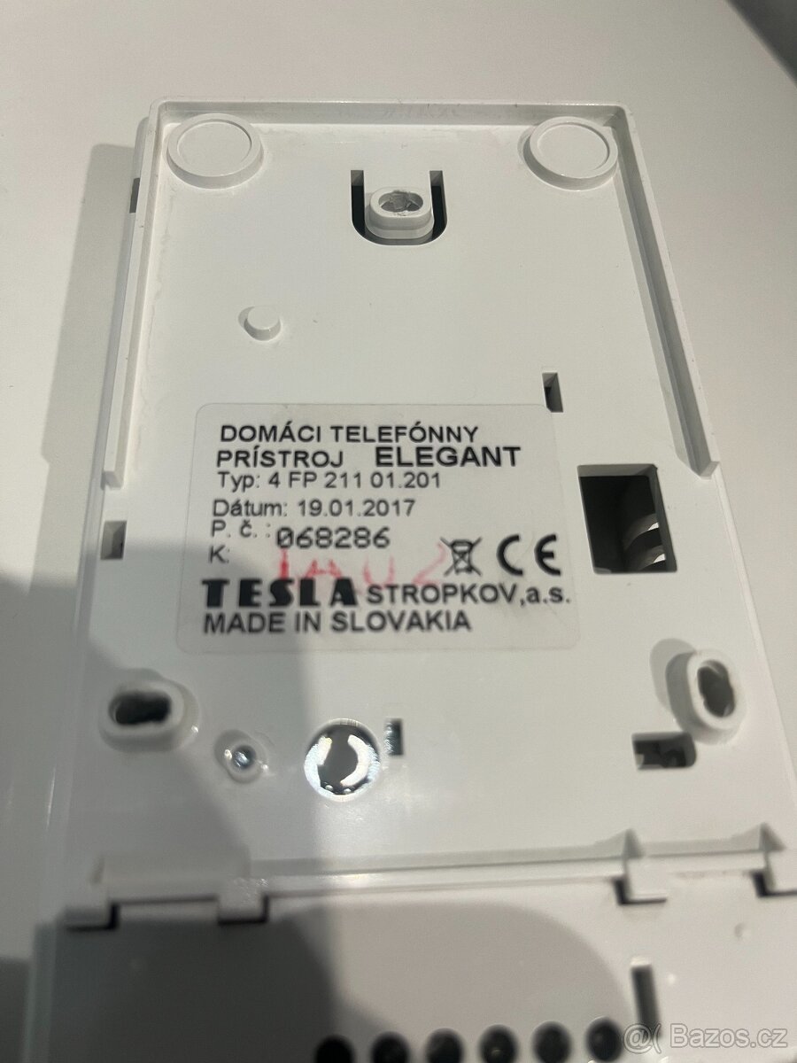 Tesla domácí telefon ELEGANT - s bzučákem - 3