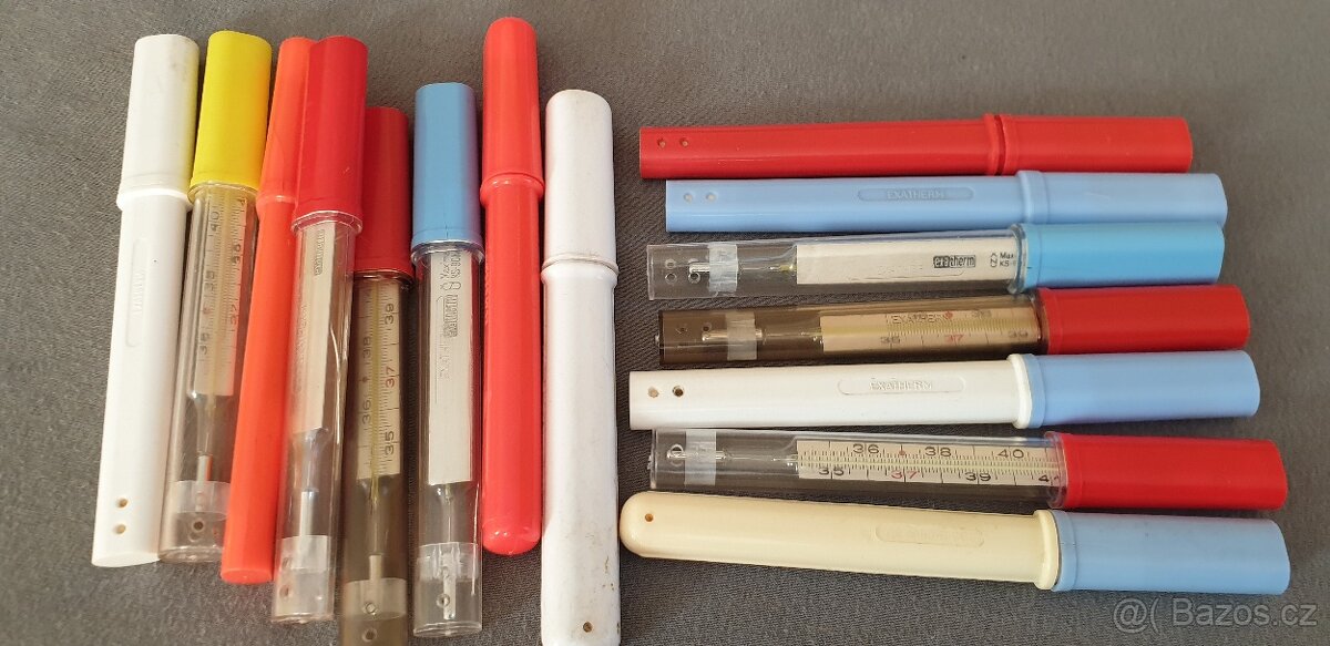 RTUŤOVÉ TEPLOMĚRY EXATHERM ČESKOSLOVENSKO - 3