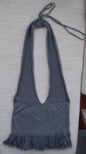 Nová extravagantní vesta zn. Guess barva šedá, šaty vel. M - 3