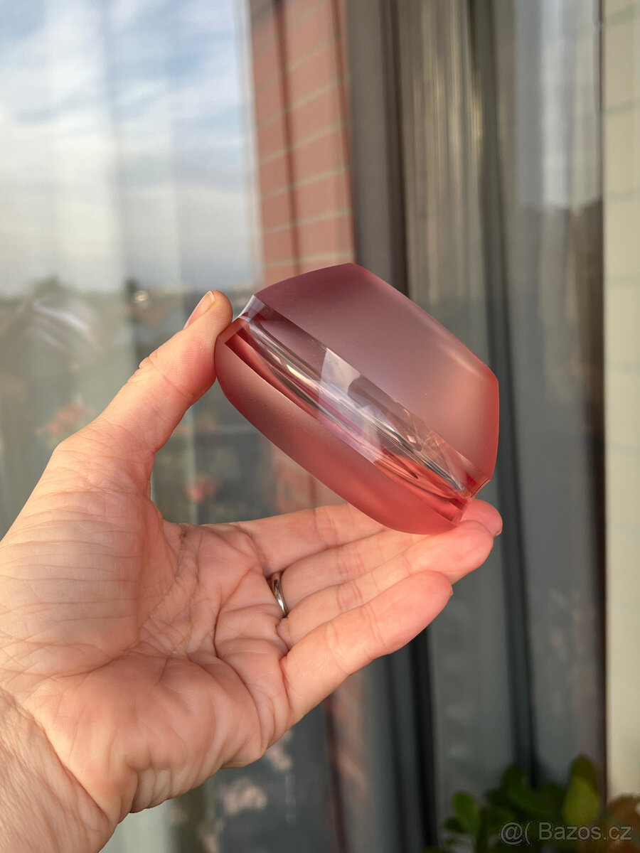 Moser Svícen Lucy V 5 cm, křišťálové sklo Rosalin - 3