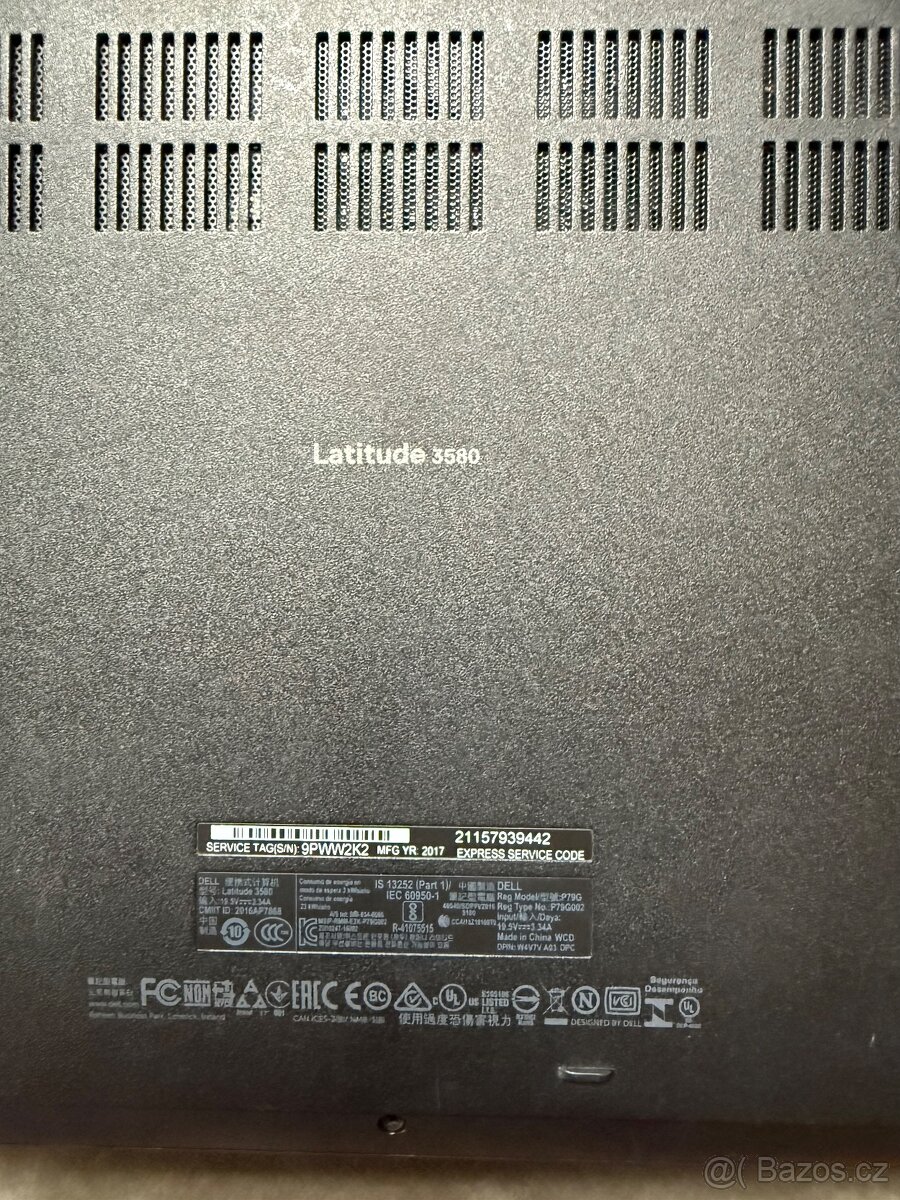 P: Dell Latitude 3580 i5/4GB/128GB - 3