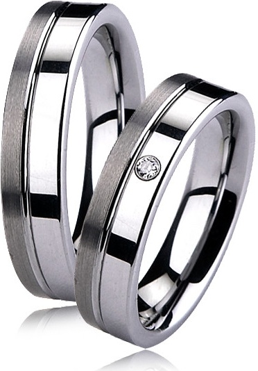 Prodám wolframové snubní prsteny - 3