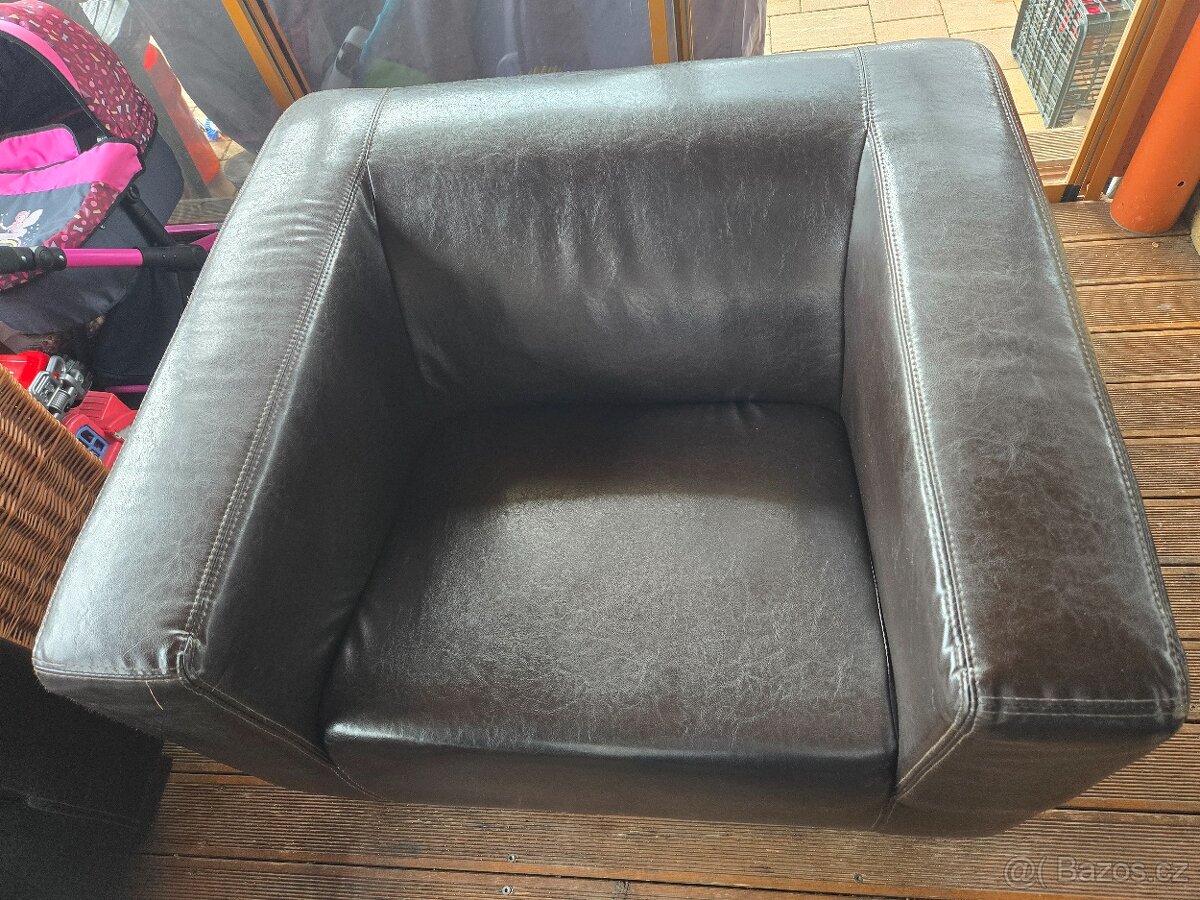 Koženkové sedací souprava 3+2+1 - 3