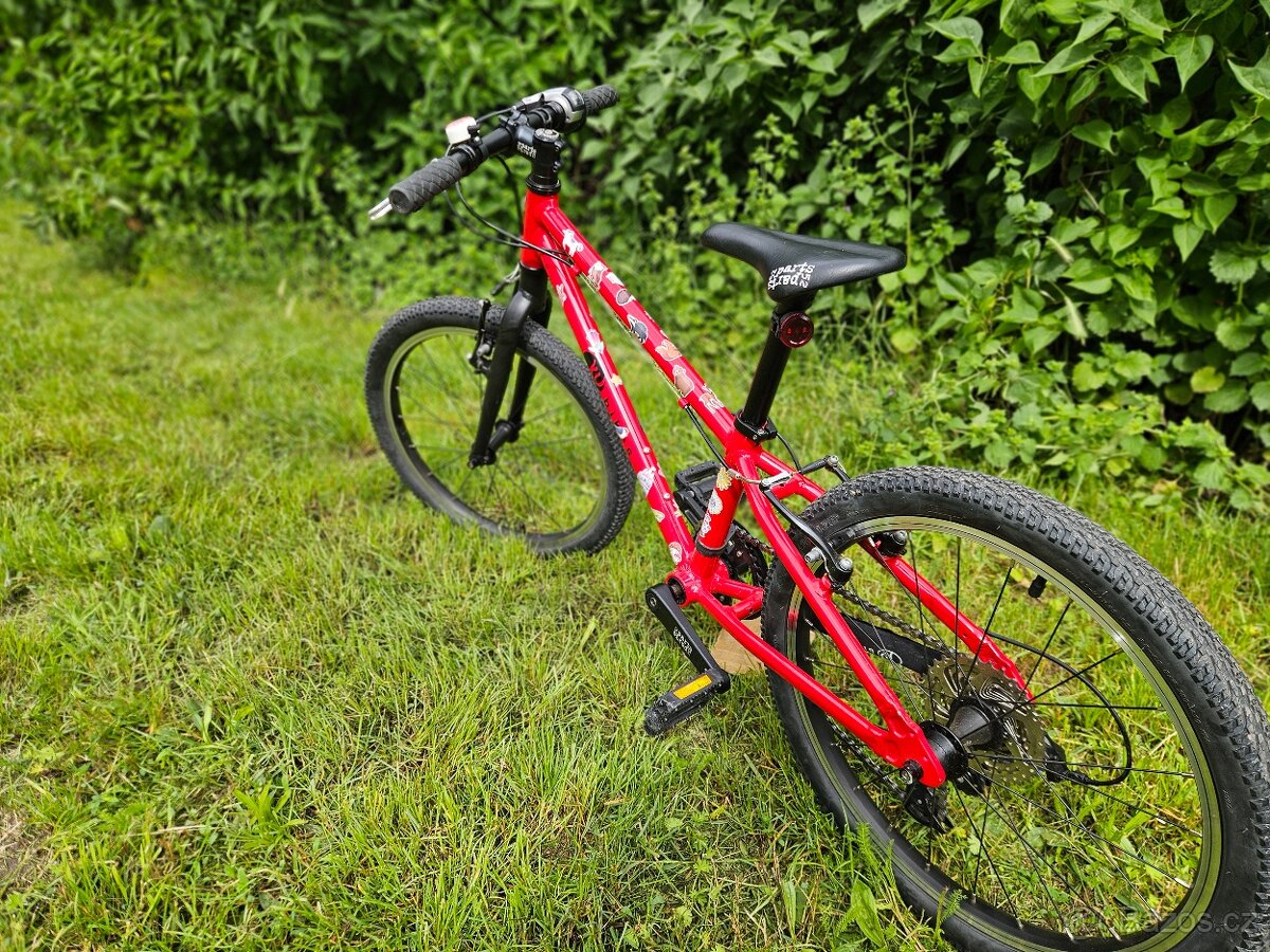 KUBIKES - dětské kolo 20L červená - 3