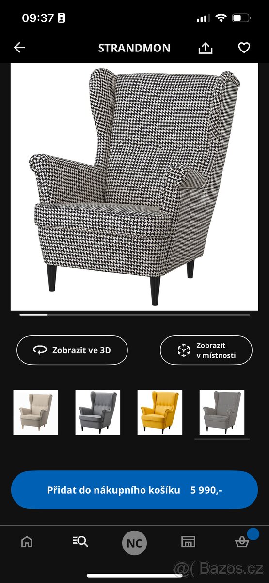 Strandmon ušák / křeslo - 3