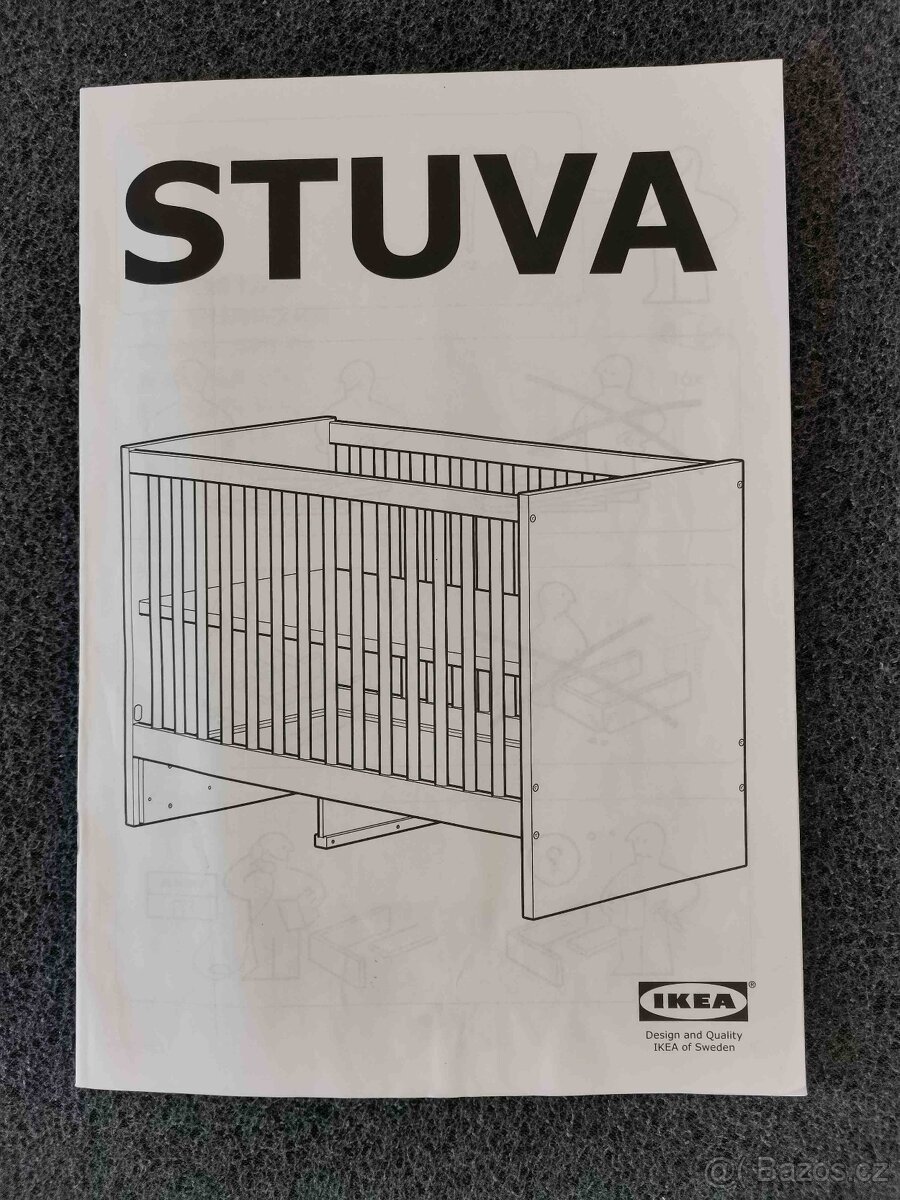IKEA dětská postýlka STUVA - 3