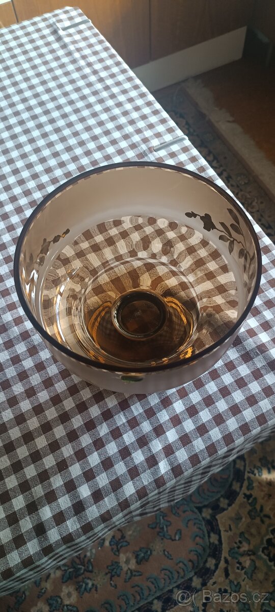 Skleněná mísa ve vintage stylu. - 3