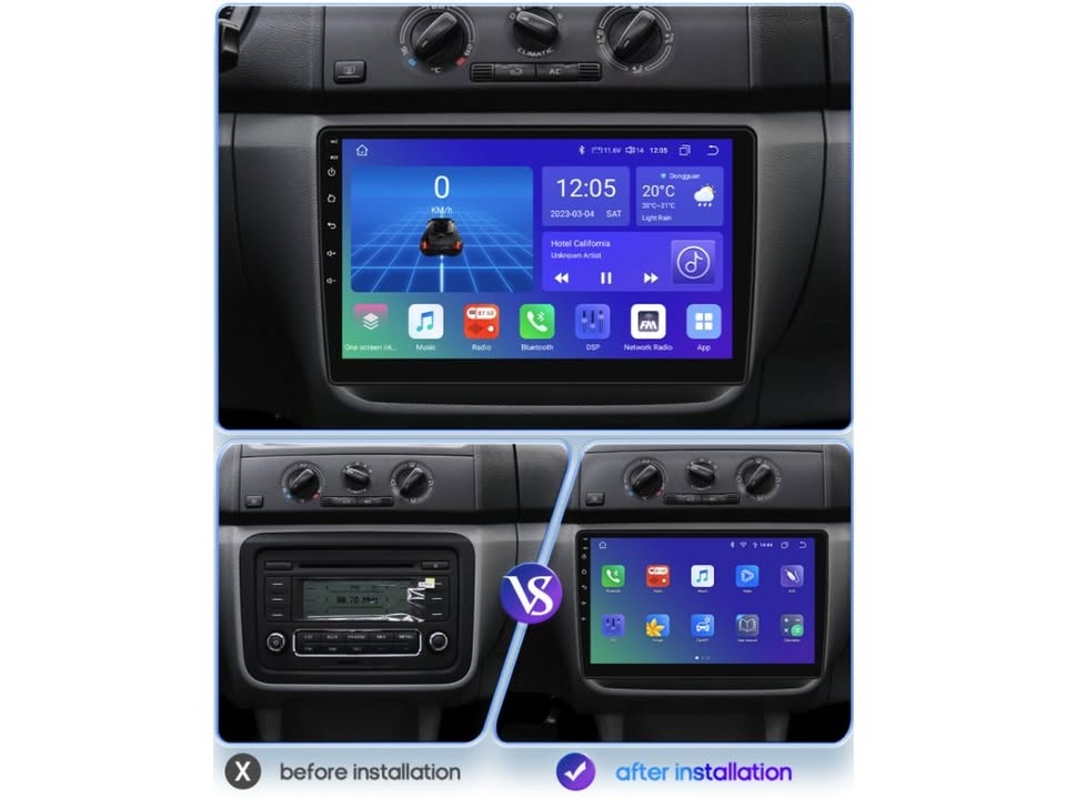 Android autorádio s navi pro ŠKODA FABIA 2 (2007-2014) - 3