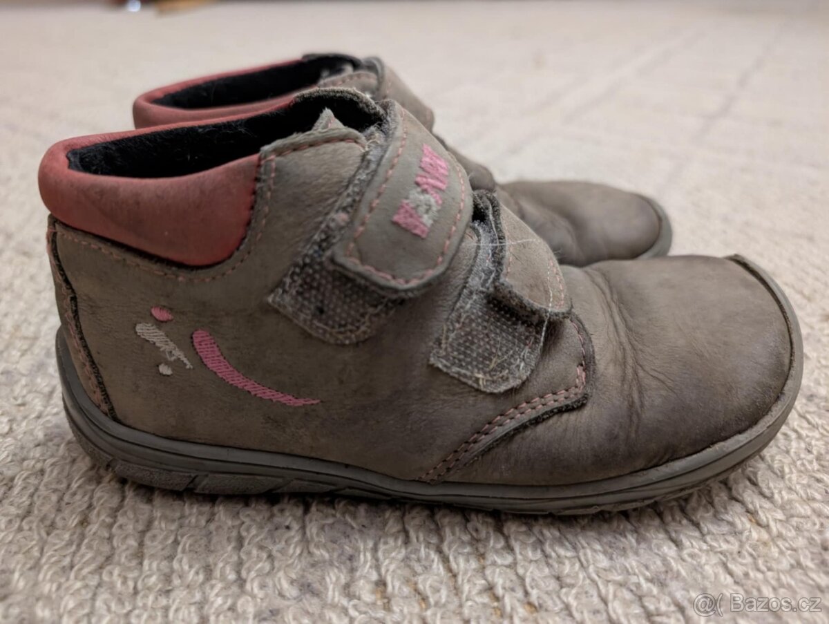 Dětské kožené bare foot boty značky FARE, vel. 29 - 3