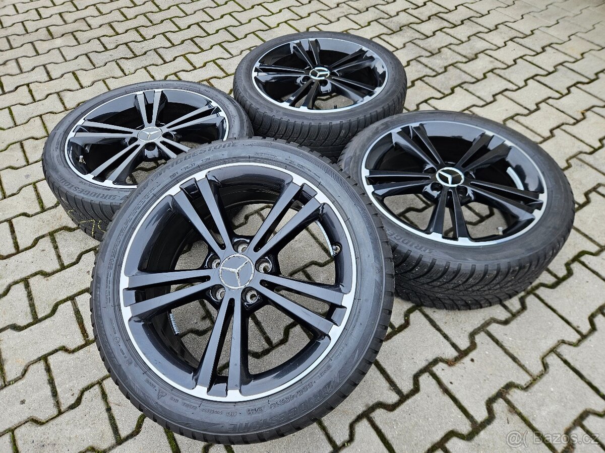 Originální Alu Mercedes 225/45/18 Zimní Bridgestone. - 3