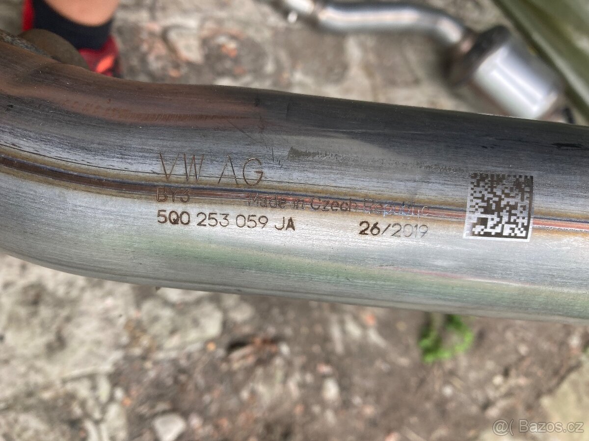 Přední výfuk 5QO253059JA - 3