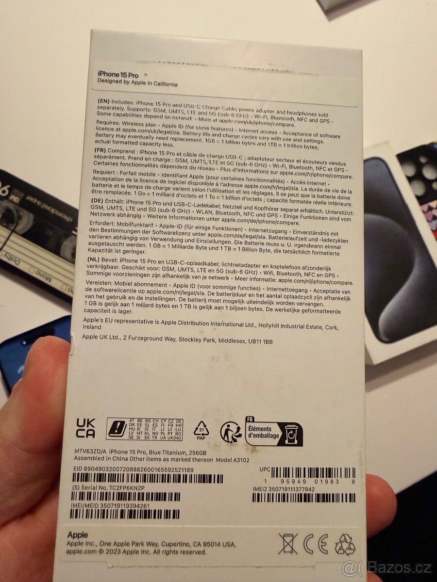 IPhone 15pro 265gb 3 měsíce záruka - 3