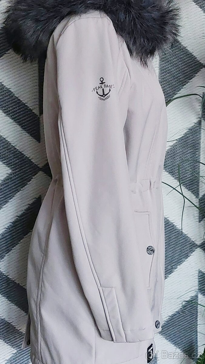 KRÁSNÁ SOFTSHELL BUNDA - PEAK TIME - vel.M - 3