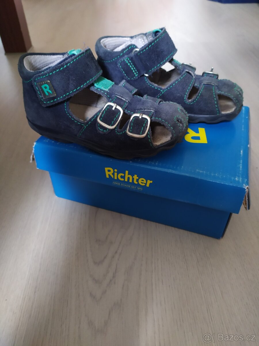 Sandále Richter vel. 25 semišové - 3