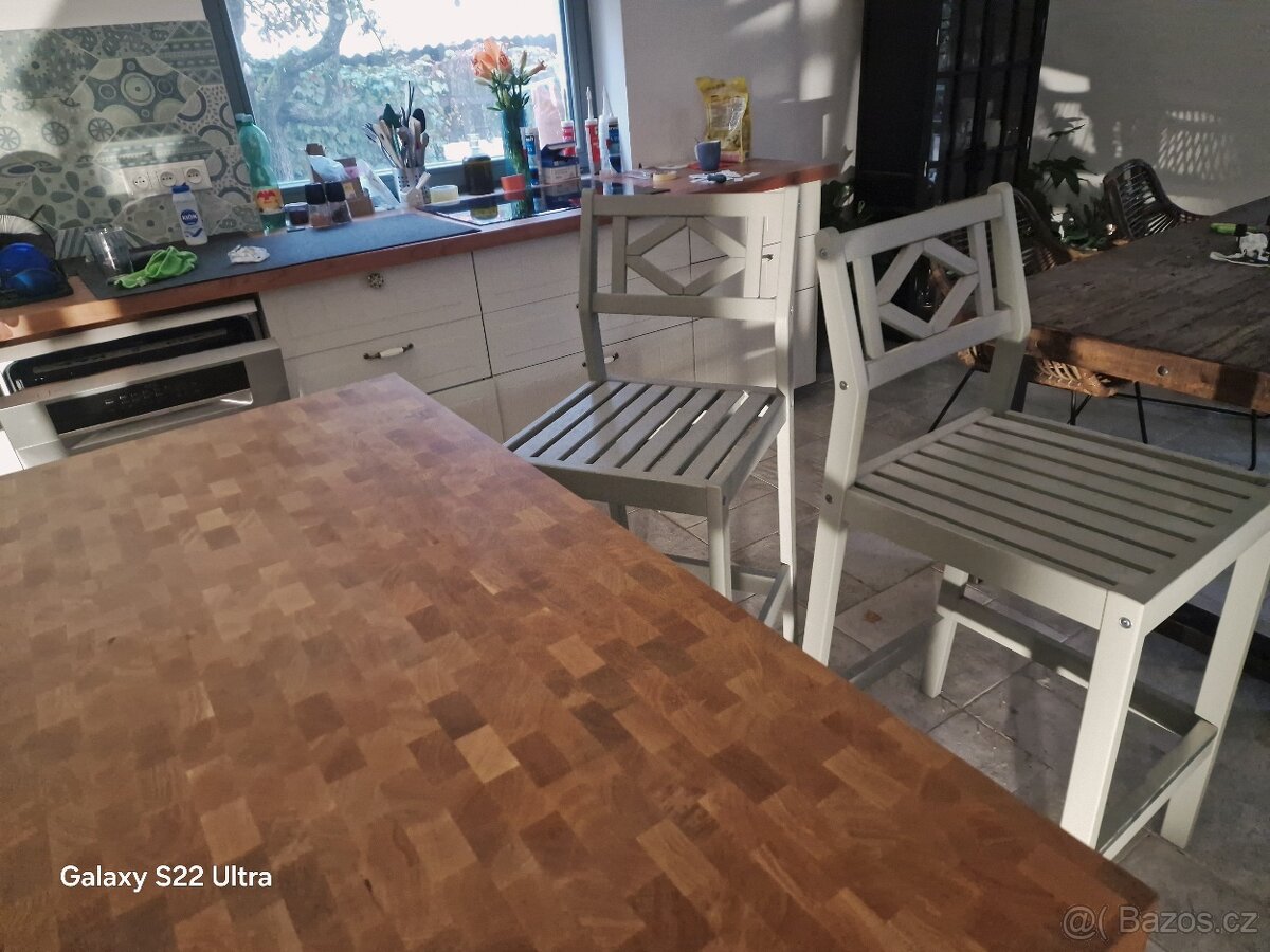 Nové barové židle v krásné barvě - 3