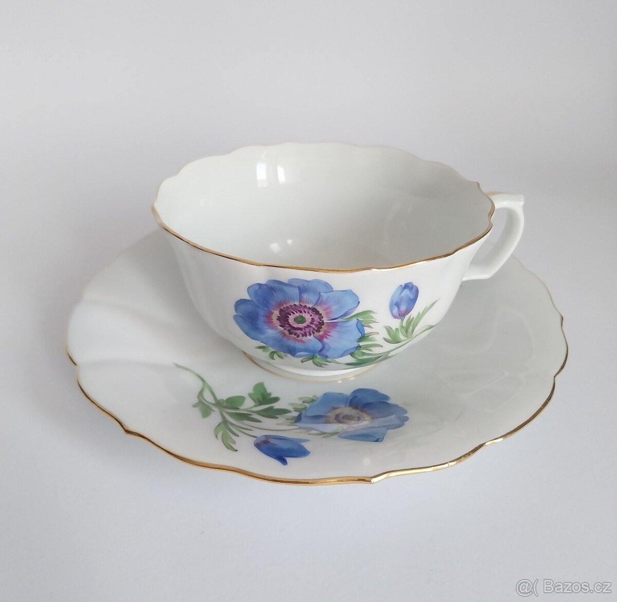 Starožitný porcelánový šálek Míšeň - Meissen - 3