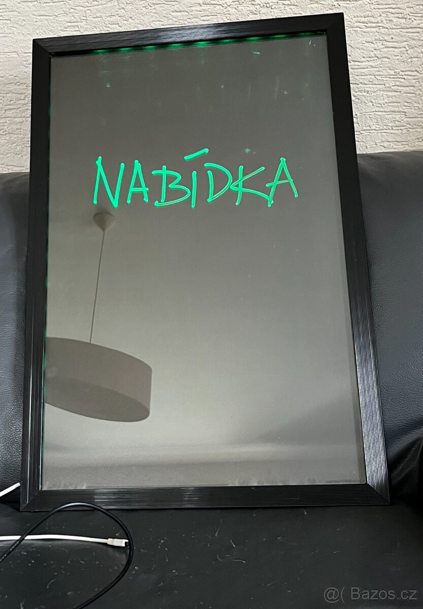 Světelná reklamní LED psací tabule 40x60 cm s DO - 3