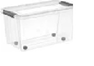 Box průhledný 70lt na kolečkách - 3