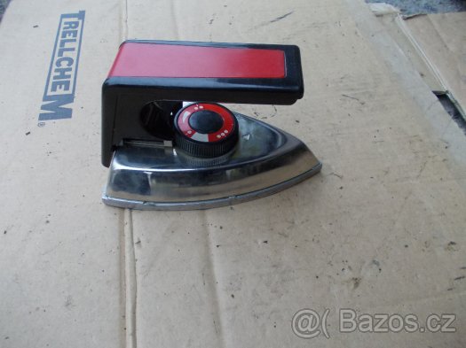 retro cestovní žehlička - 3