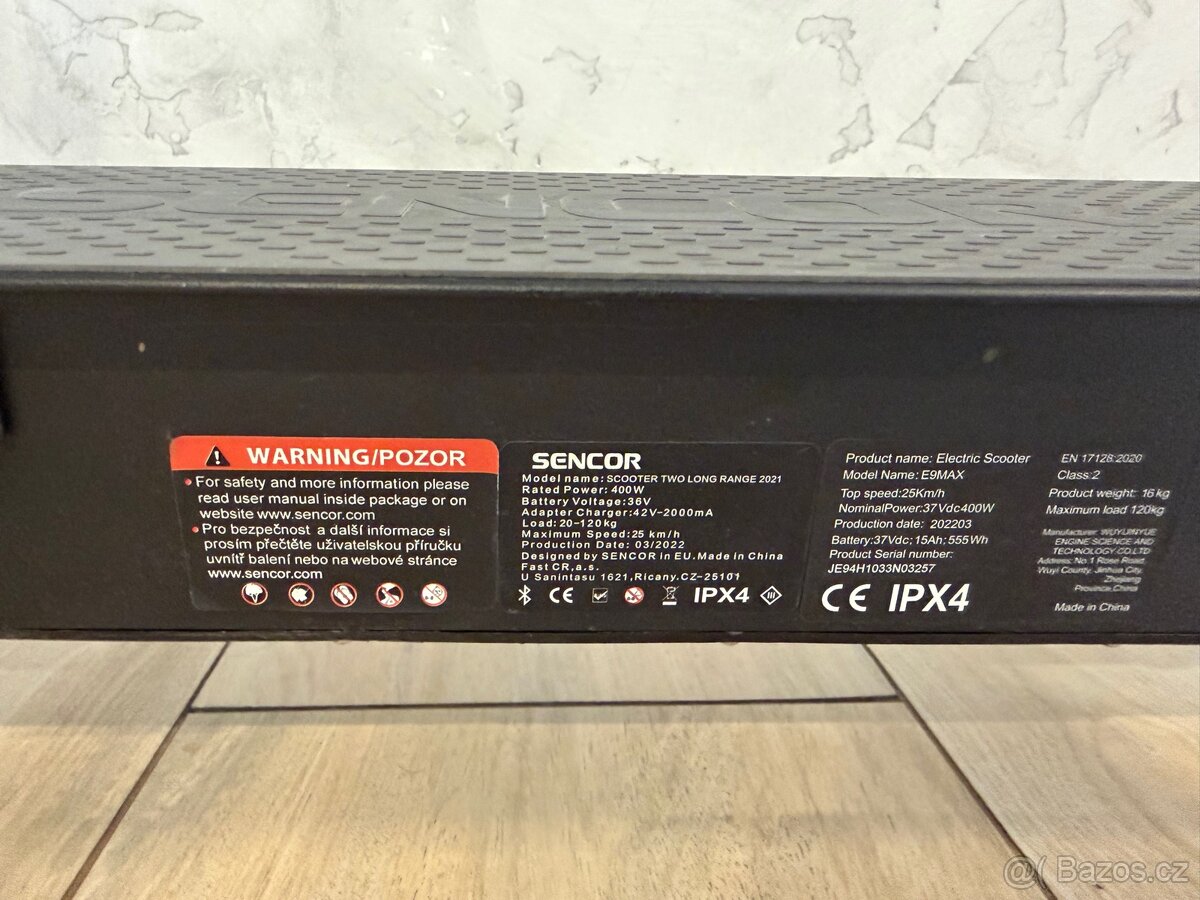 Koloběžka Sencor Two Long Range 2021 - 3